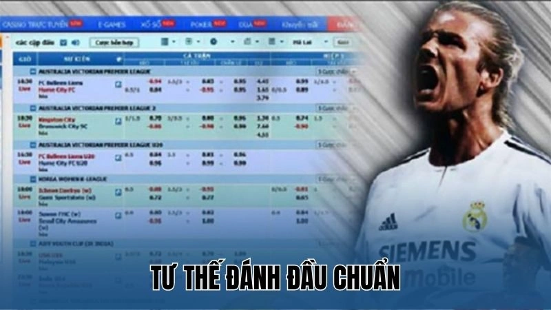 Tư thế đánh đầu chuẩn