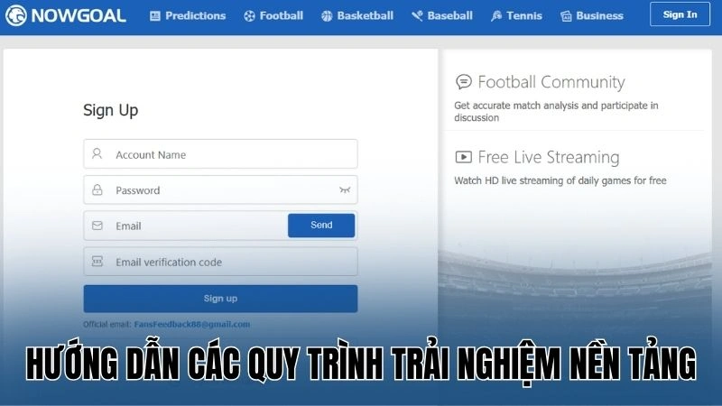 Hướng dẫn các quy trình trải nghiệm nền tảng